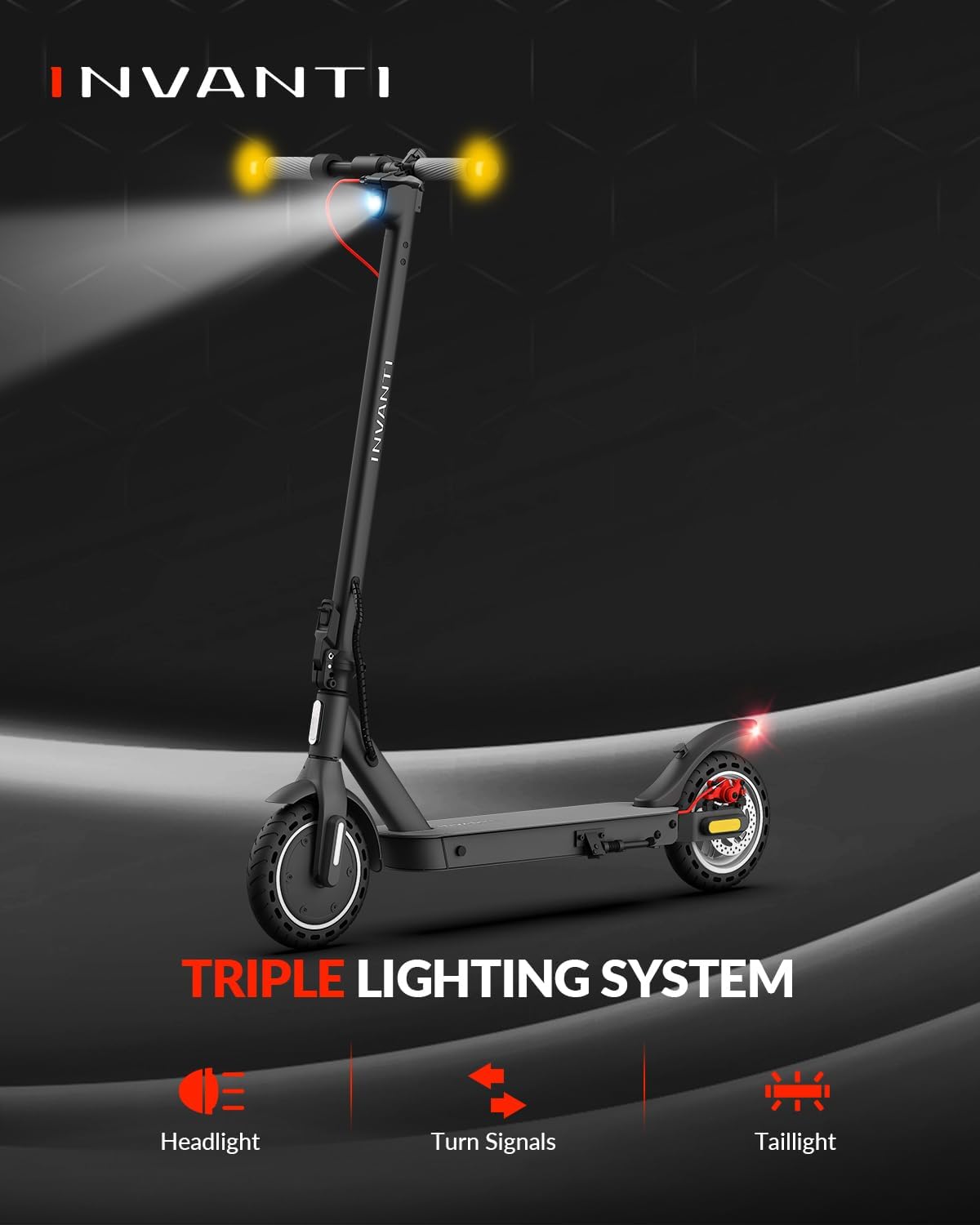 🔥 LIMITED-TIME DEAL! INVANTI E30 Electric Scooter – 350W Motor | 20-Mile Range | 18MPH Speed 🚀 Foldable Commuter Scooter with Turn Signals 📱 Smart App Control | Dual Brakes & Suspension (Gray)