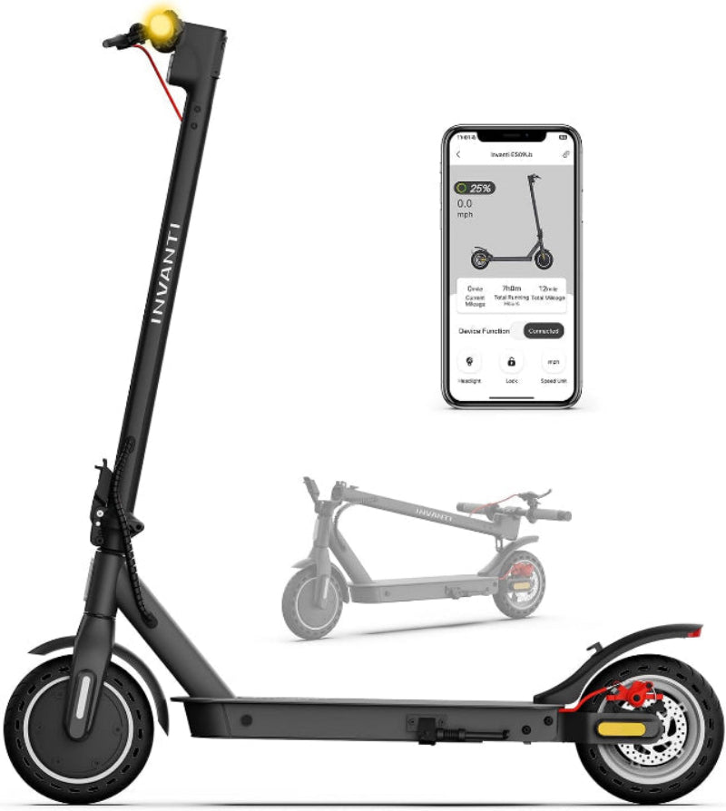🔥 LIMITED-TIME DEAL! INVANTI E30 Electric Scooter – 350W Motor | 20-Mile Range | 18MPH Speed 🚀 Foldable Commuter Scooter with Turn Signals 📱 Smart App Control | Dual Brakes & Suspension (Gray)