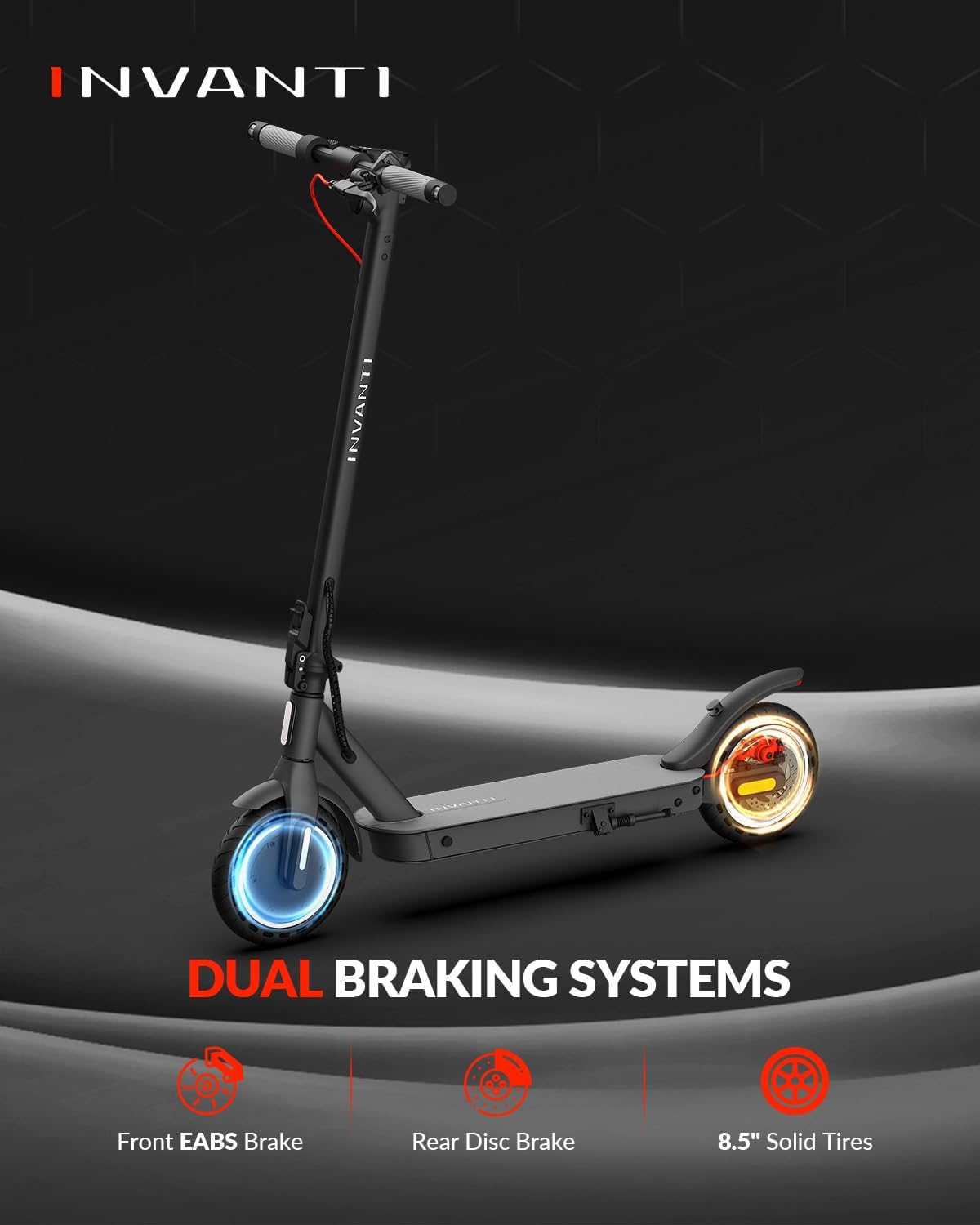 🔥 LIMITED-TIME DEAL! INVANTI E30 Electric Scooter – 350W Motor | 20-Mile Range | 18MPH Speed 🚀 Foldable Commuter Scooter with Turn Signals 📱 Smart App Control | Dual Brakes & Suspension (Gray)
